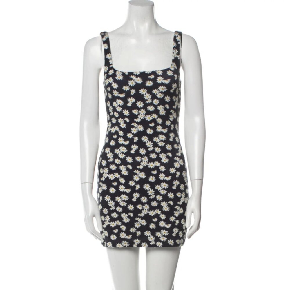 Reformation Floral Print Mini Dress